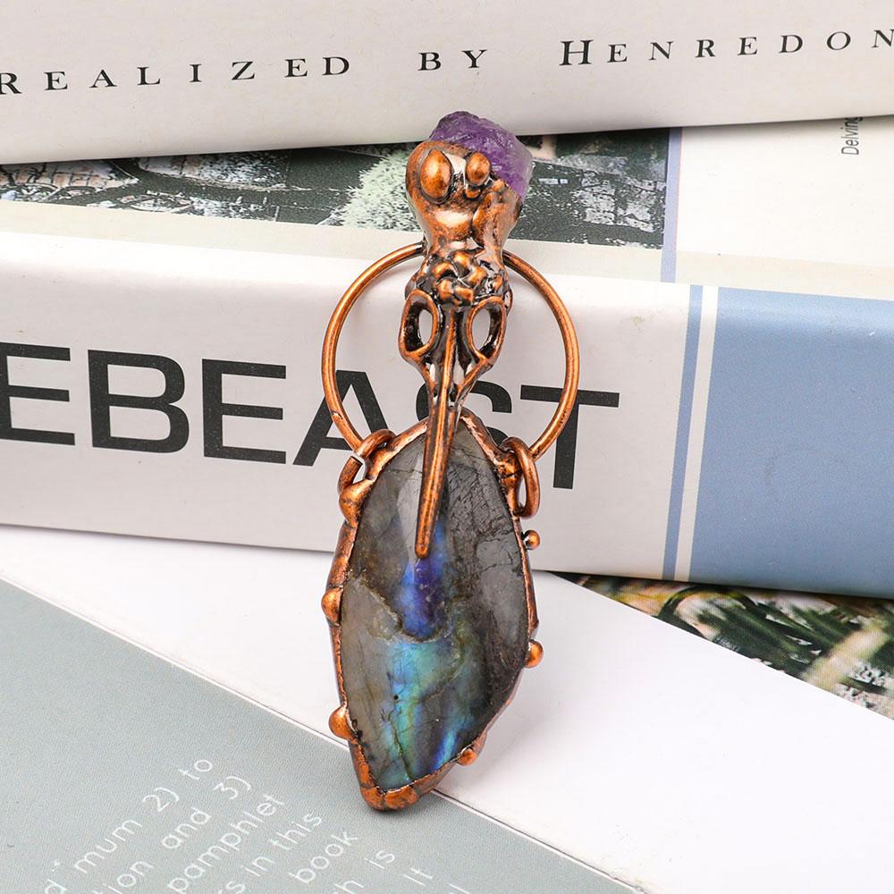 Labradorite Amethsyt Pendant Crystal wholesale suppliers