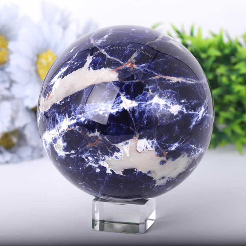 2.5"-4.0" Sodalite Sphere Crystal wholesale suppliers