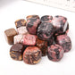 0.1kg Rhodonite Cubes Bag Crystal wholesale suppliers