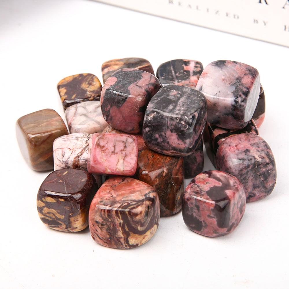 0.1kg Rhodonite Cubes Bag Crystal wholesale suppliers