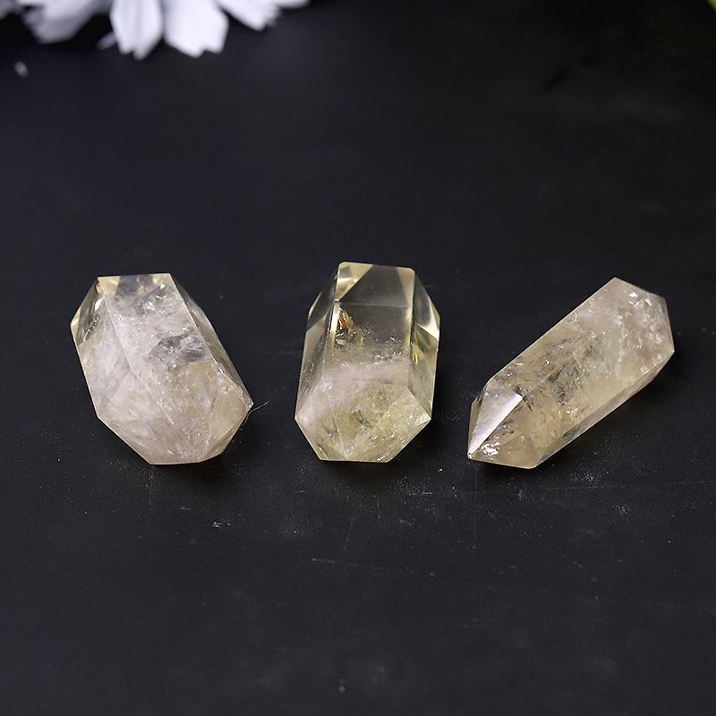 Natural Citrine Crystal Double Terminated Points Healing Wand Crystal wholesale suppliers