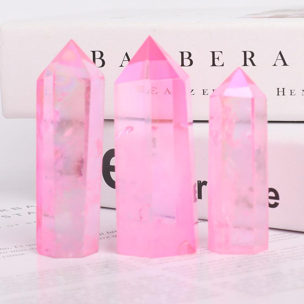 Set of 3 Aura Pink Points Crystal wholesale suppliers