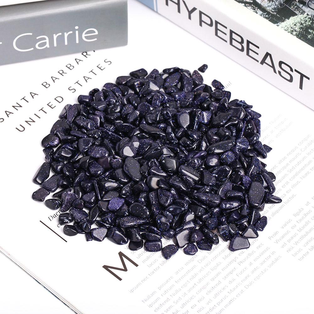 0.1kg Blue Sand Stone Crystal Chips Crystal wholesale suppliers