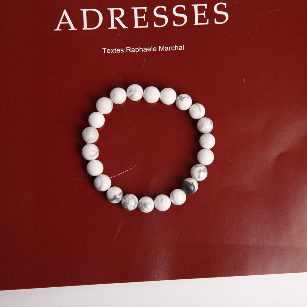 8mm Howlite Crystal Bracelet Crystal wholesale suppliers