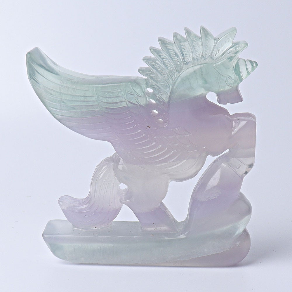 4.5" Fluorite Unicorn Crystal Carvings Crystal wholesale suppliers