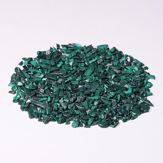 0.1kg 5-7mm Natural Malachite Chips Crystal Chips for Decoration Crystal wholesale suppliers