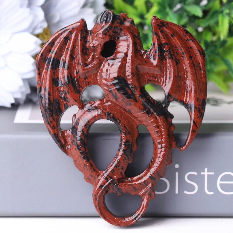 4.0'' High Quality Dragon Crystal Carvings for Decoration Crystal wholesale suppliers