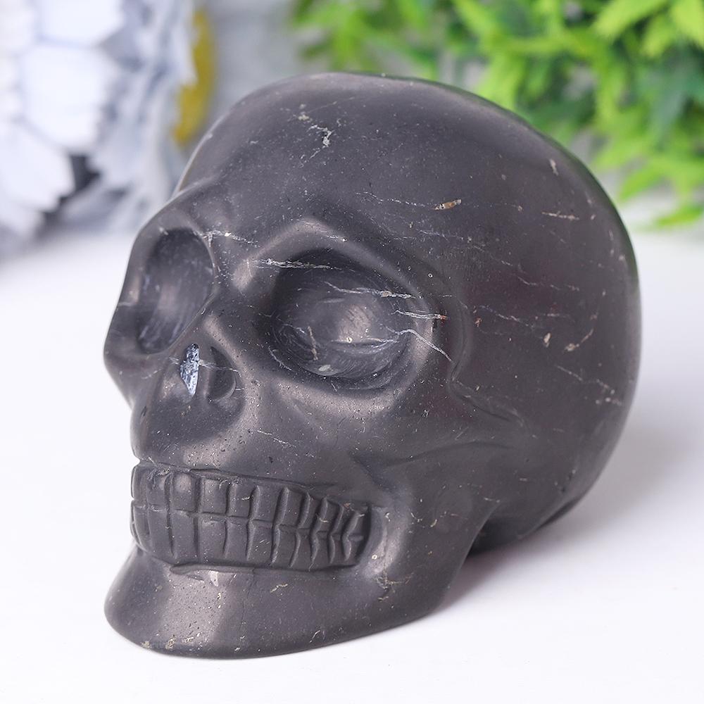 Shcungite Crystal Skull Carvings Crystal wholesale suppliers