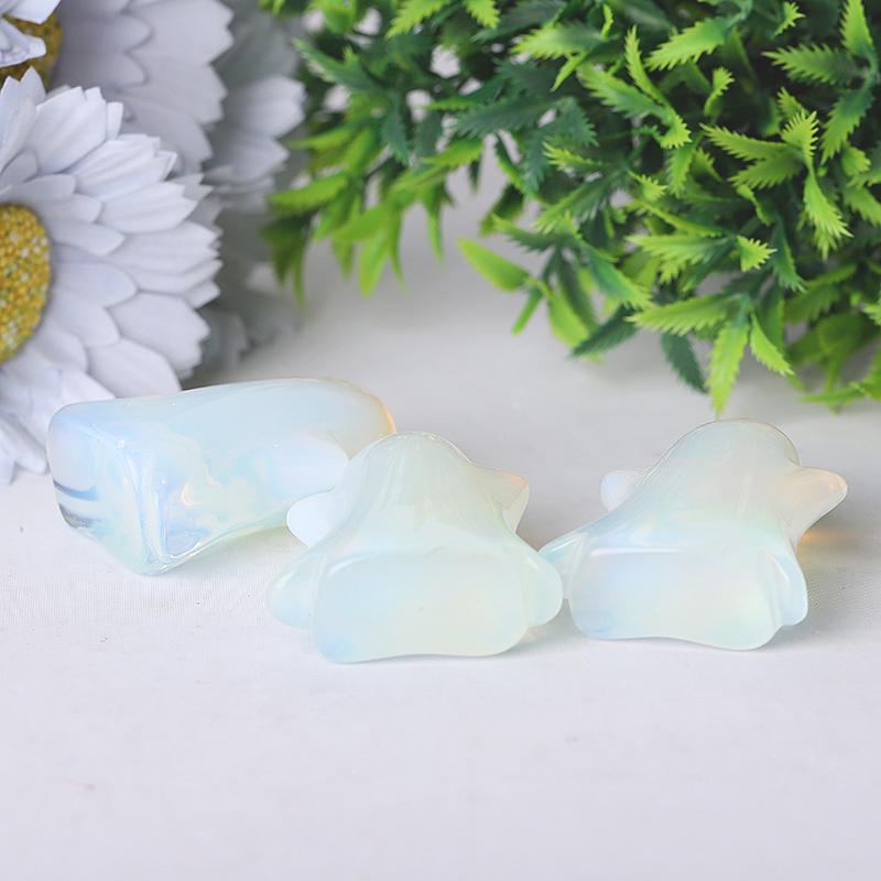 1.8" Opalite Ghost Crystal Carvings for Halloween Crystal wholesale suppliers