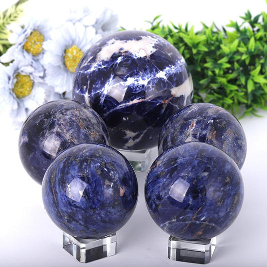 2.5"-4.0" Sodalite Sphere Crystal wholesale suppliers