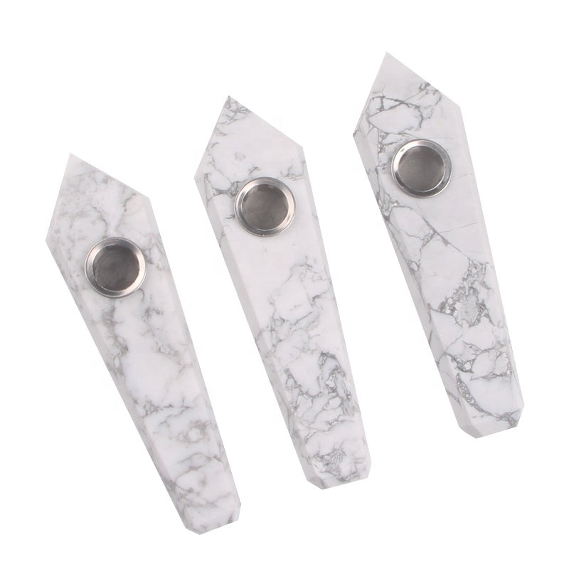 White turquoise Smoking Pipe wholesale support mixed customization