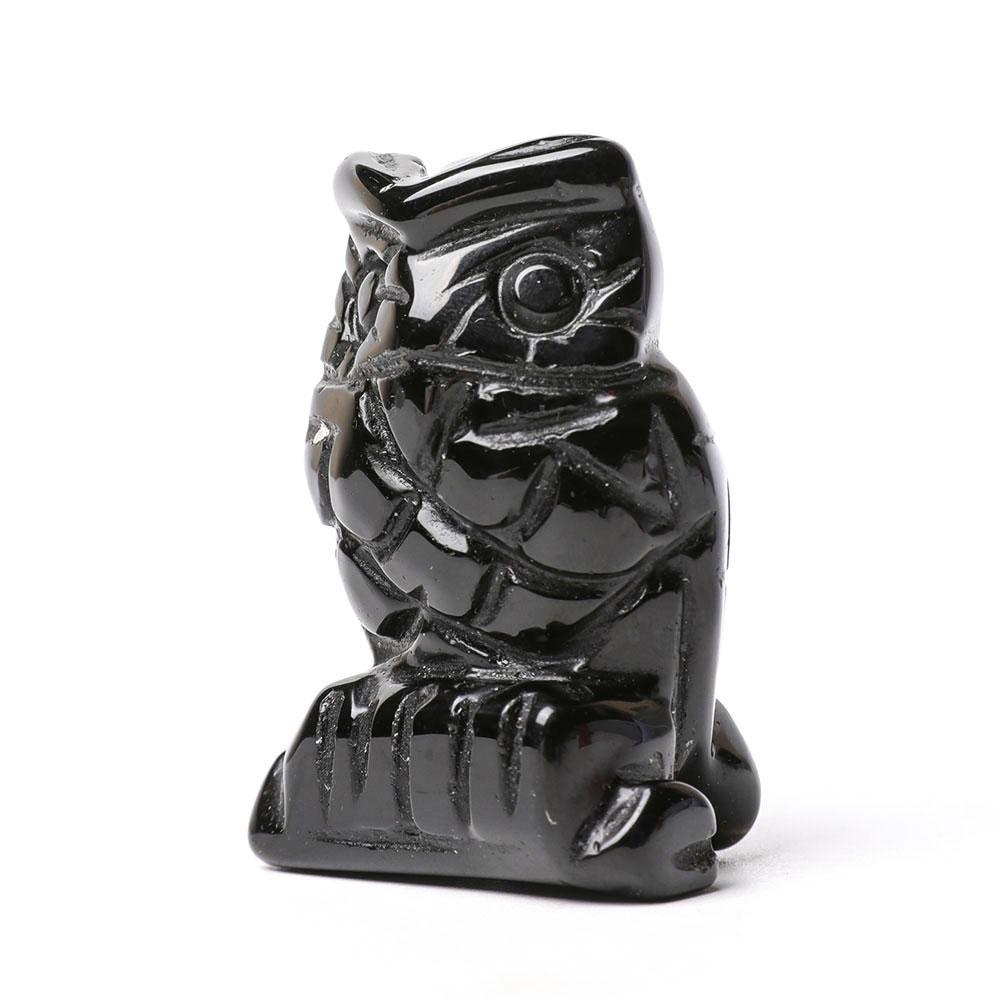 2.0" Crystal Carving Owl Figurine Decoration Crystal wholesale suppliers