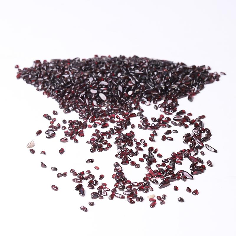 0.1kg High Quality 5-7mm Natural Garnet Chips Crystal wholesale suppliers