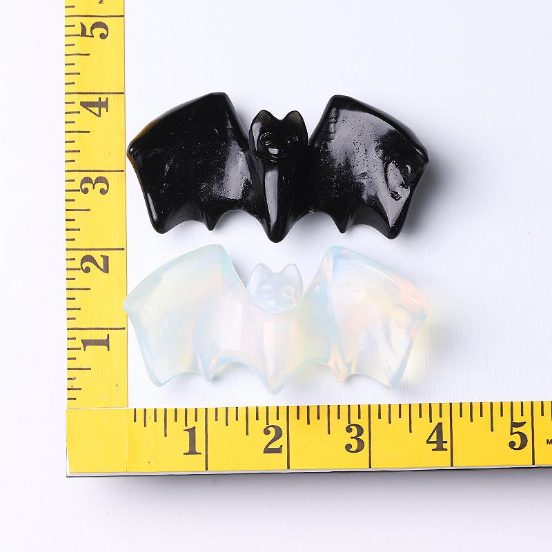 4" Bat Carving Crystal Carving for Halloween Decoration Crystal wholesale suppliers