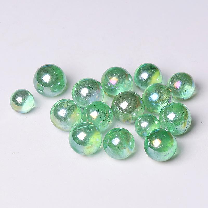 0.25kg Aura Green Crystal Sphere Crystal wholesale suppliers