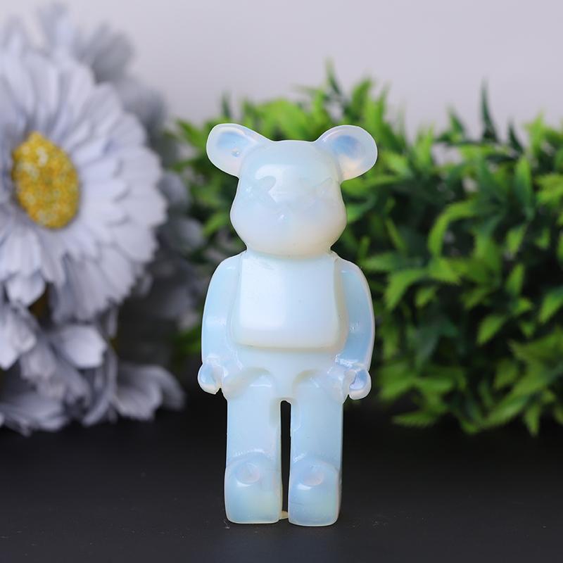 Opalite Bear Brick Crystal Carvings Crystal wholesale suppliers