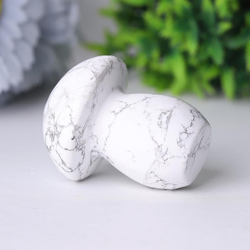 2" Howlite Mushroom Crystal Carvings Crystal wholesale suppliers