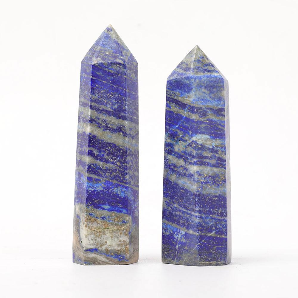 Set of 2 Lapis Points Crystal wholesale suppliers