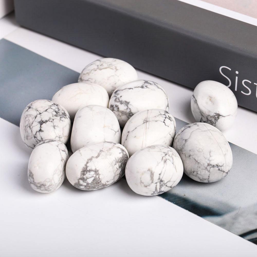 0.1kg Howlite Crystal Tumbles Crystal wholesale suppliers