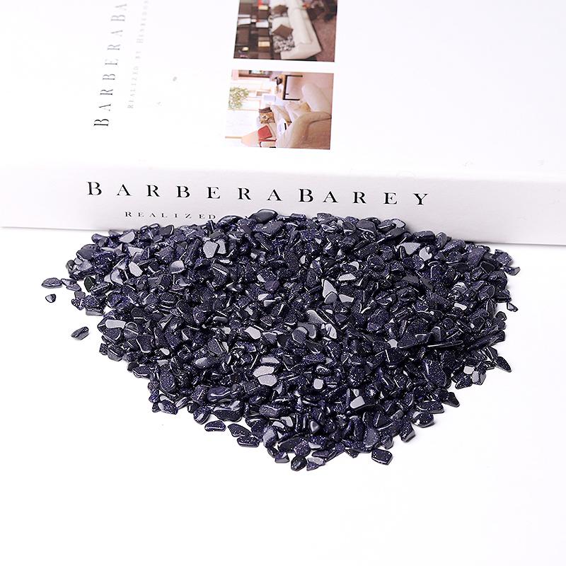 0.1kg Blue Sandstone Chips for Decoration Crystal wholesale suppliers