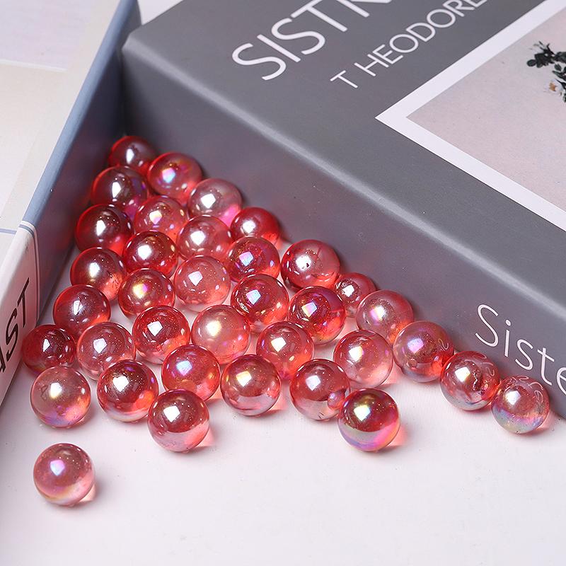 0.5-0.7'' High Quality Red Aura Crystal Spheres Crystal Balls for Healing Crystal wholesale suppliers