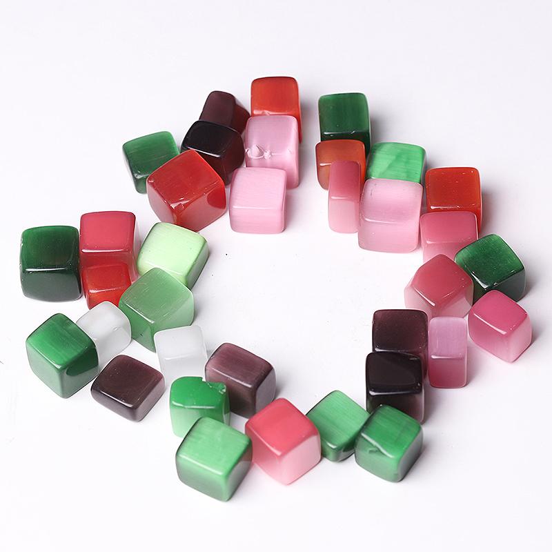 0.1kg Cat Eye Colorful Tumbles Crystal wholesale suppliers