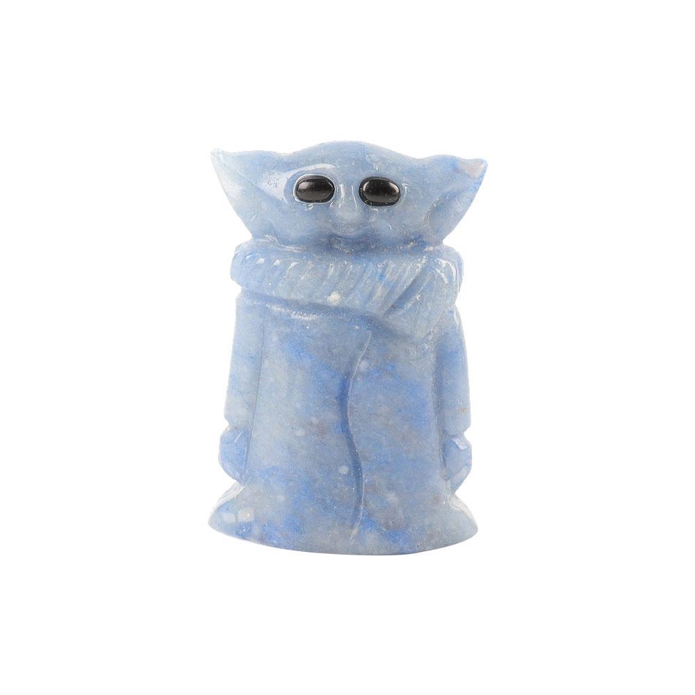 Blue Aventurine Crystal Carving Yoda 2" Crystal wholesale suppliers