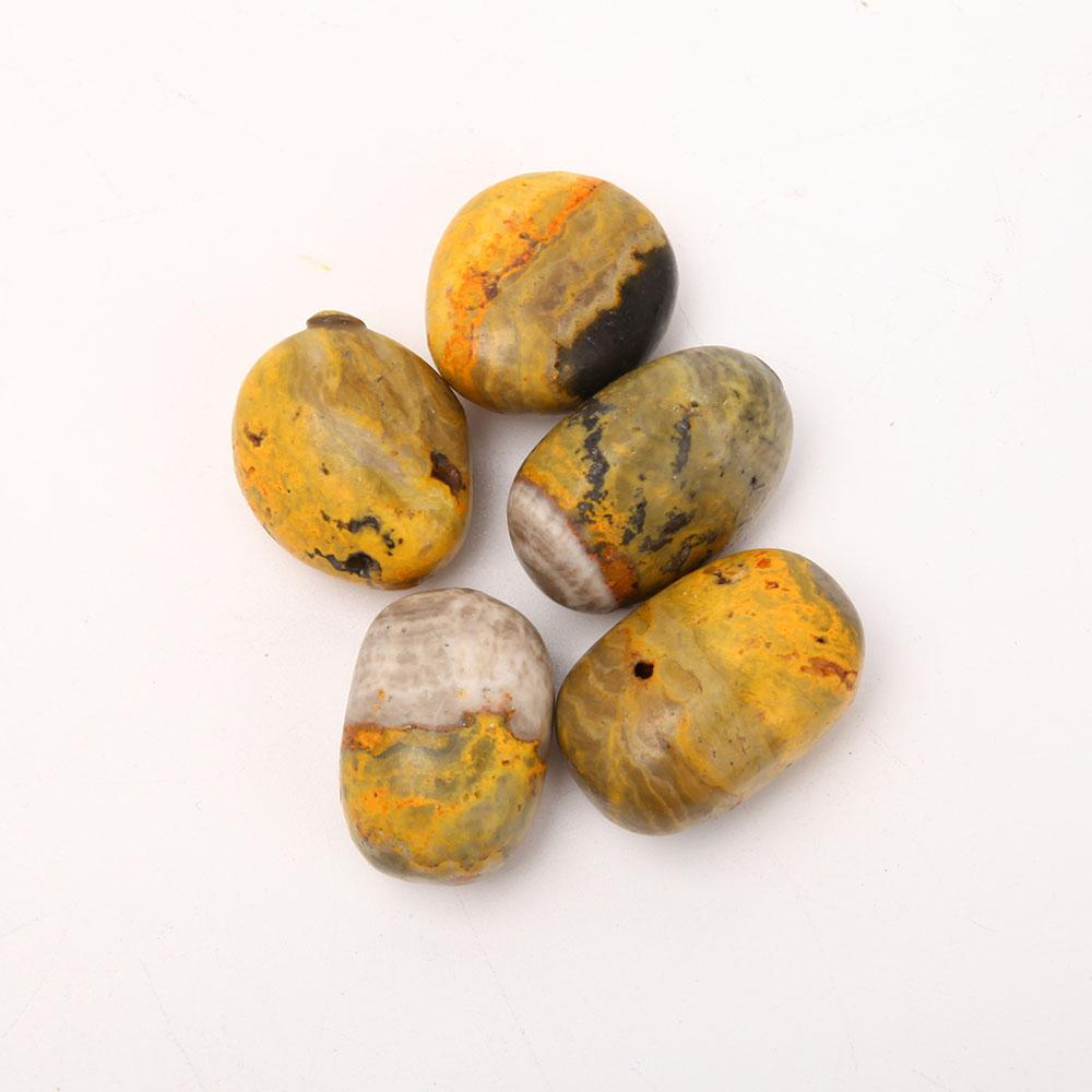 Bumblebee Jasper Tumbled Stone Set of 5 Palm stones Crystal wholesale suppliers