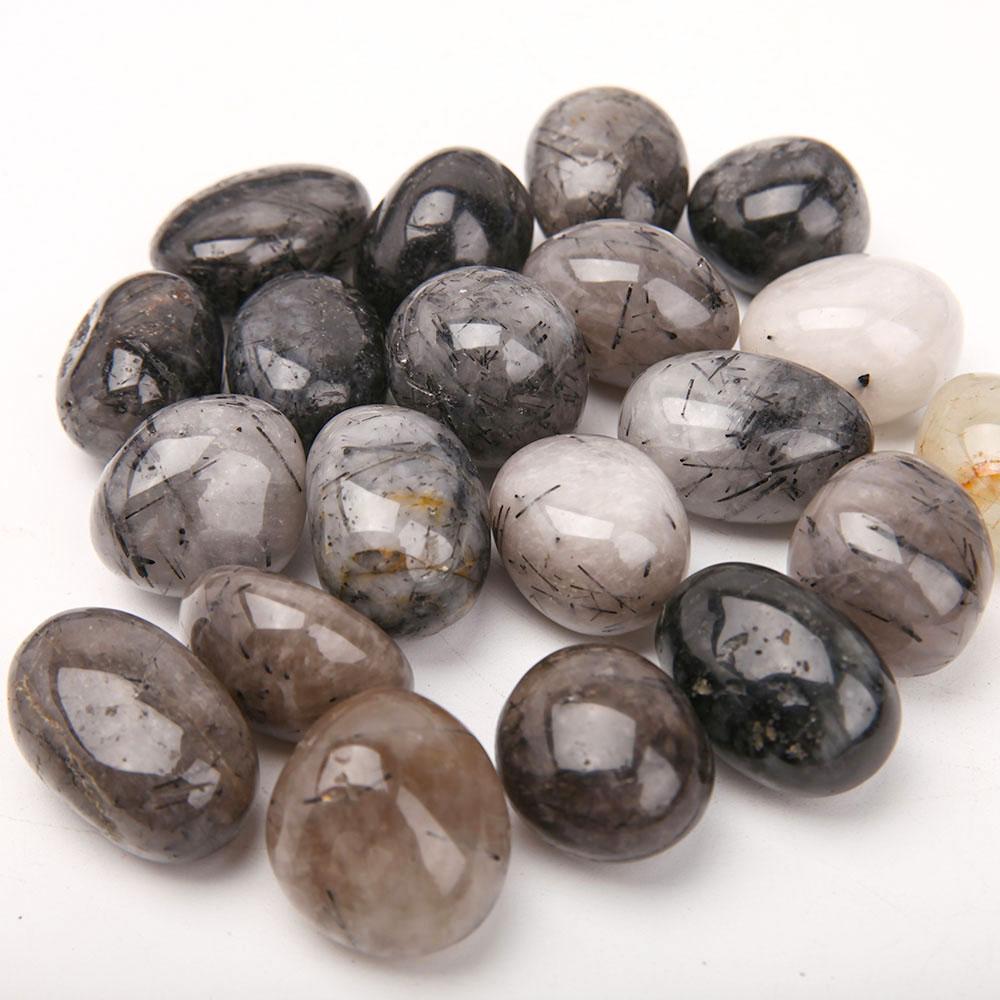 0.1kg Black Tourmaline Tumbles Crystal wholesale suppliers