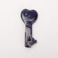 3" Sodalite Heart Key Carvings 1pc