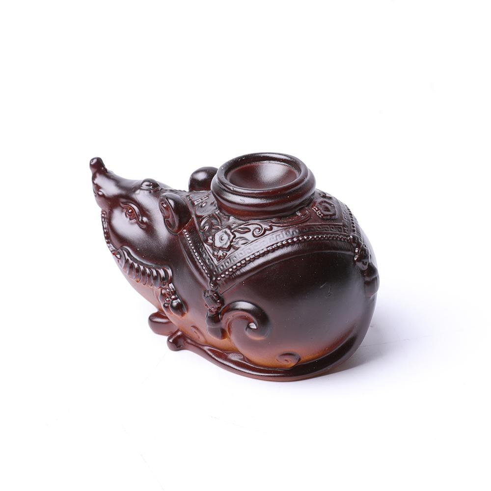 Resin Lucky Mouse Statue Stand