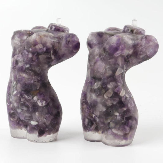 Amethyst Crystal Chips Resin Models