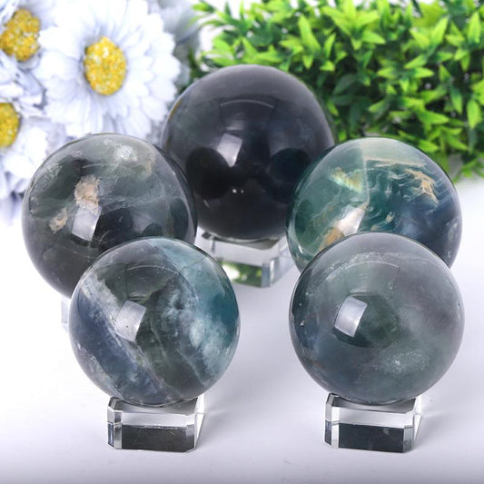 2.0"-4.0" Fluorite Sphere Crystal wholesale suppliers