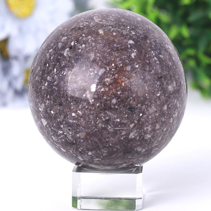 2.5"-4.5" Resin Lepidolite Sphere Crystal wholesale suppliers