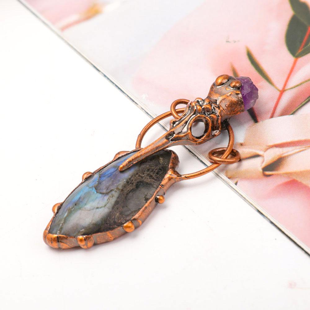 Labradorite Amethsyt Pendant Crystal wholesale suppliers