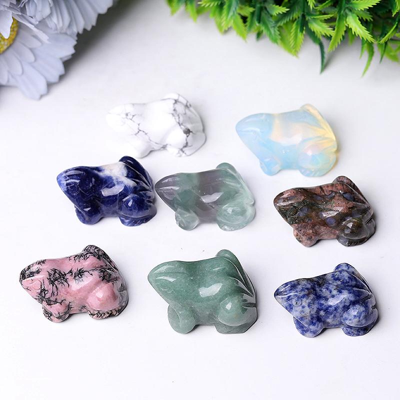 1.5" Frog Crystal Carvings Crystal wholesale suppliers