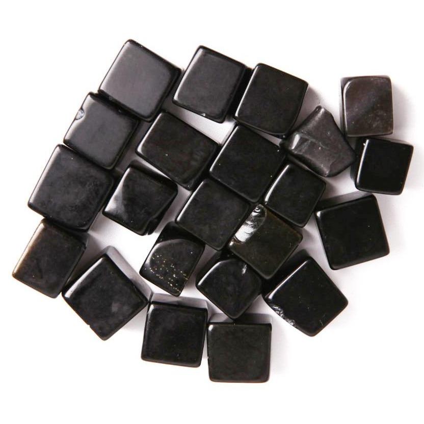 0.1kg Black Obsidian Crystal Cubes Shape Stone Crystal wholesale suppliers