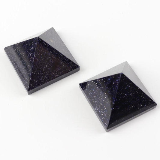 Blue Sand Stone Crystal Carving Pyramid Crystal wholesale suppliers