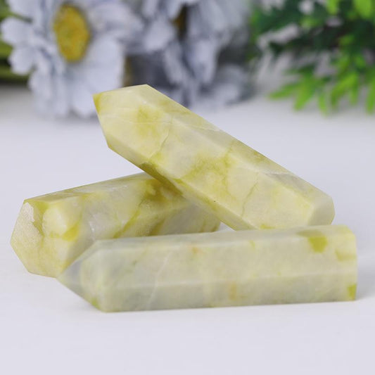 Wholesale Natural Serpentine Jade Points Healing Crystal Tower Crystal wholesale suppliers