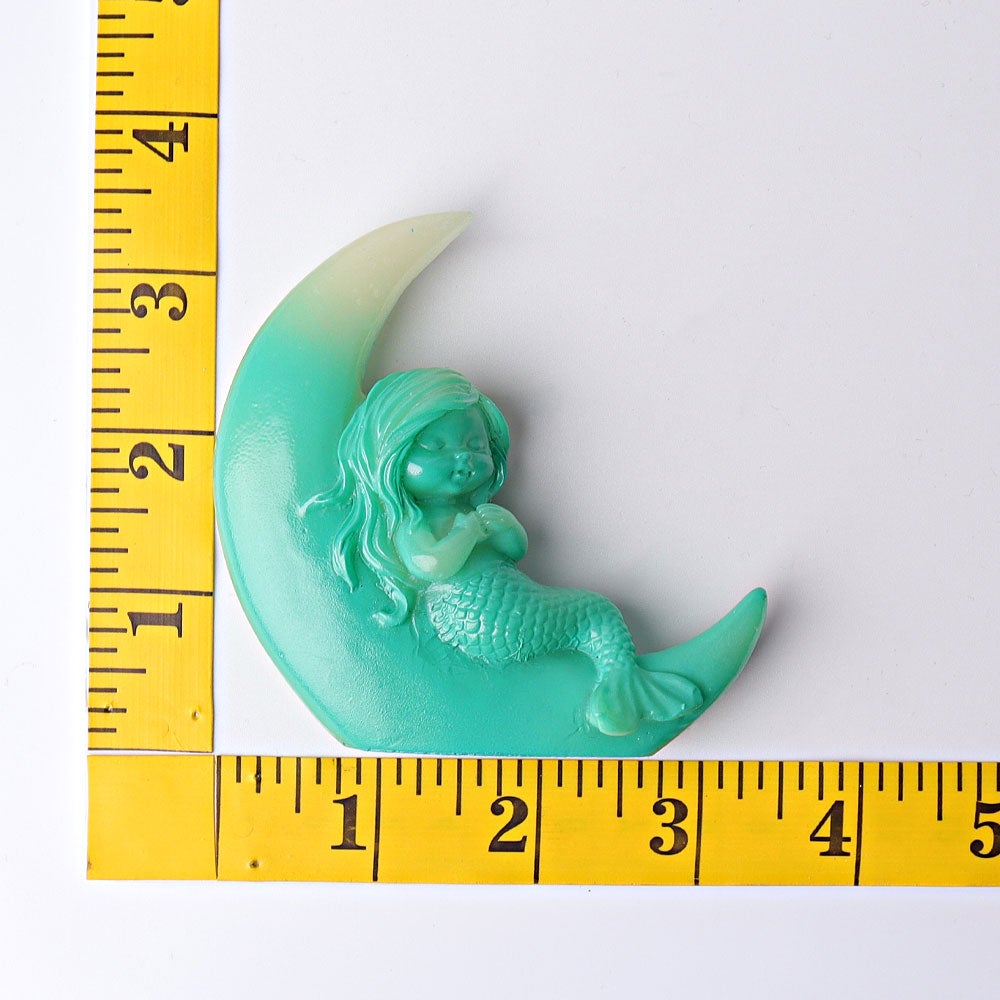 3.3" Resin Moon Beauty Crystal Carvings Crystal wholesale suppliers