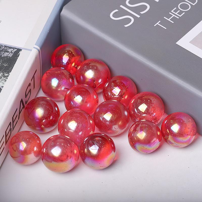 0.25kg Aura Red Crystal Spheres Crystal wholesale suppliers