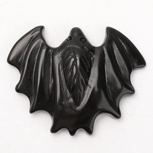 DISCOUNT Black Obsidian Bat Carvings