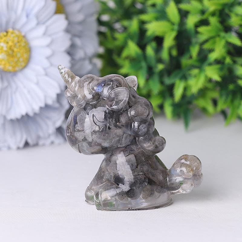 2.5"-3.0" Resin Unicorn Crystal Carvings Crystal wholesale suppliers