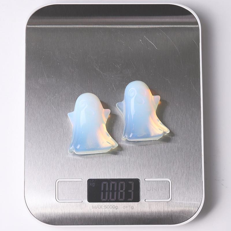 1.8" Opalite Ghost Crystal Carvings for Halloween Crystal wholesale suppliers