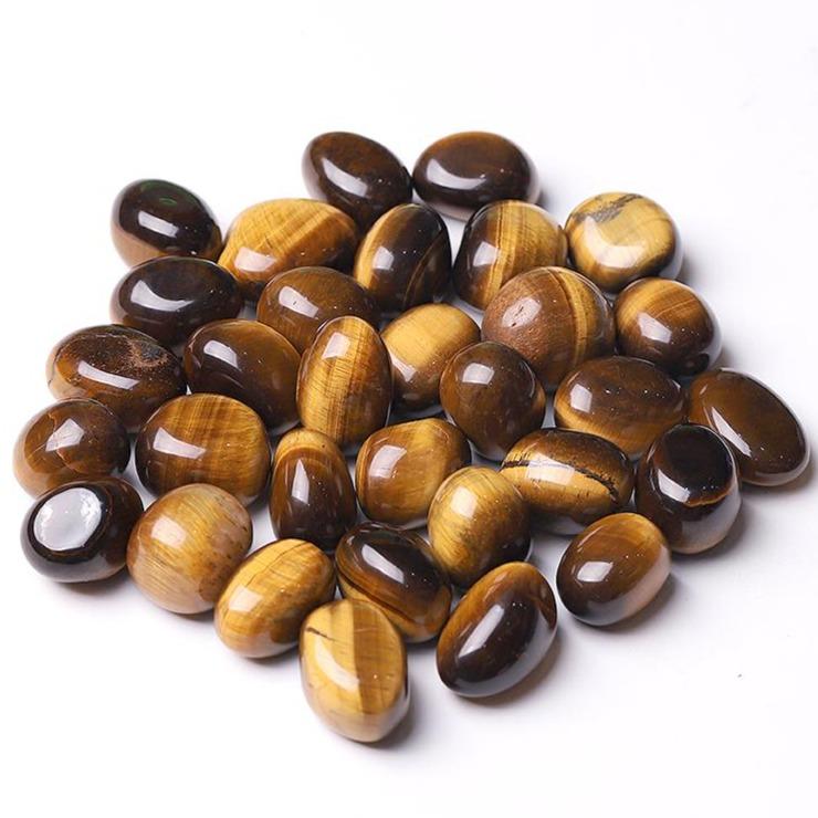 0.1kg  High Quality Polished Tiger Eye Tumbles for Sale Crystal wholesale suppliers