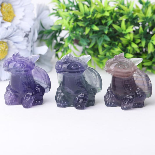 2.5" Fluorite Toothless Crystal Carvings Crystal wholesale suppliers