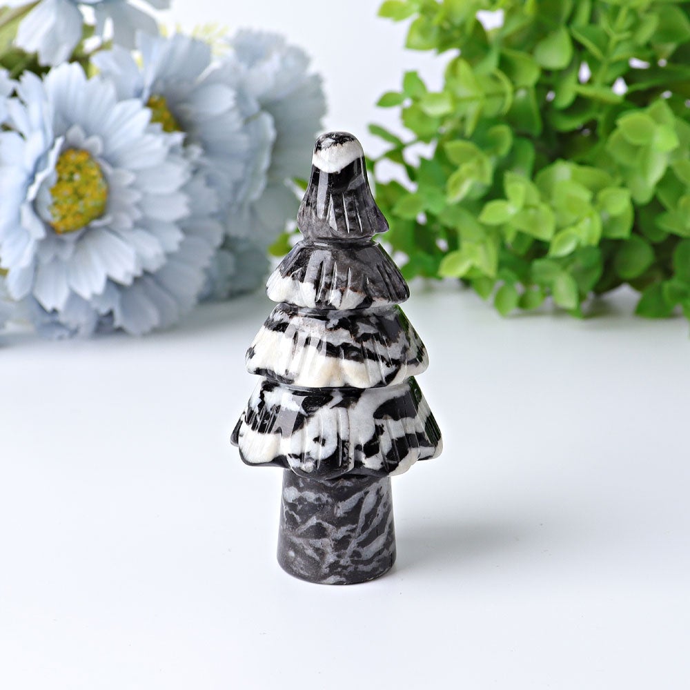 3" Fir Tree Crystal Carvings for Christmas Crystal wholesale suppliers