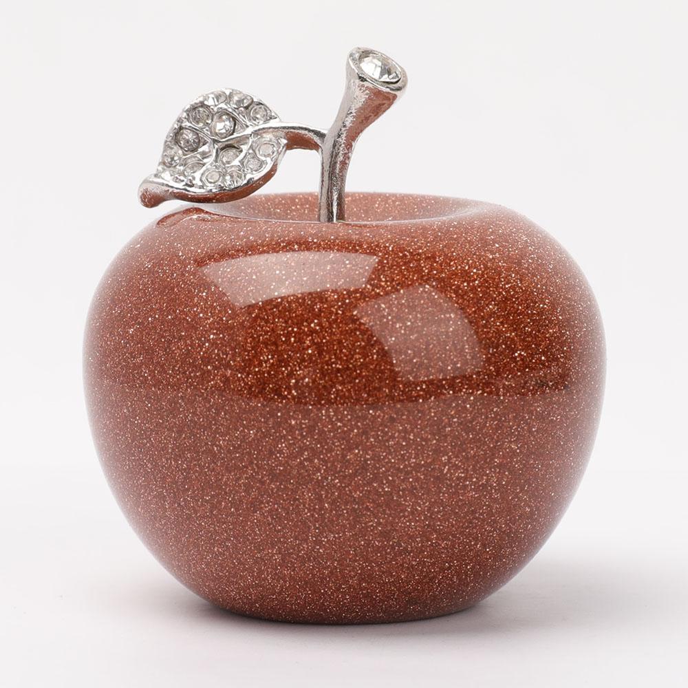 2" Crystal Apple Carvings Crystal wholesale suppliers