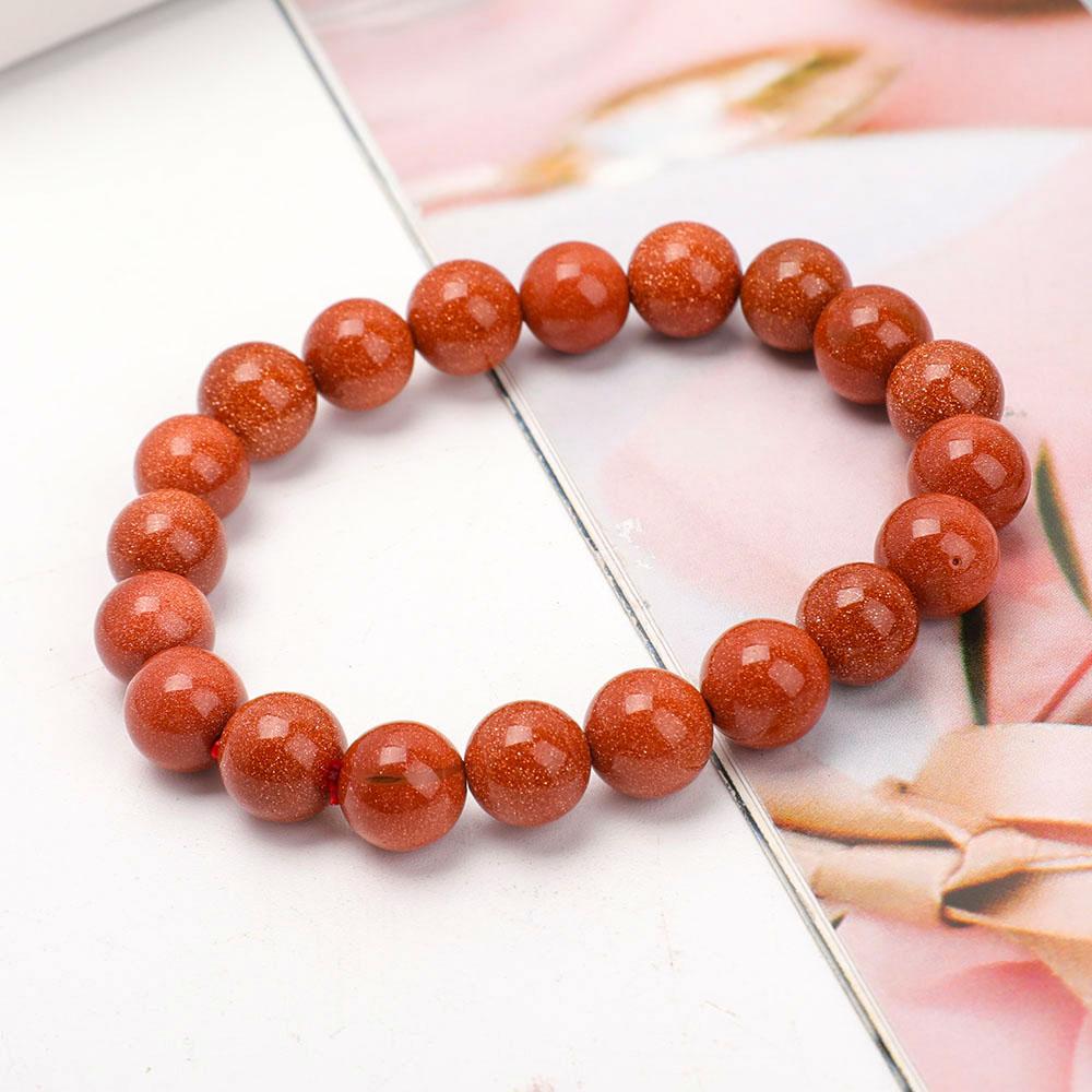 10mm Gold Sandstone Bracelet Crystal wholesale suppliers