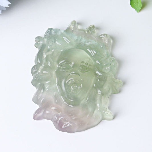 3" Fluorite Medusa Crystal Carvings Crystal wholesale suppliers